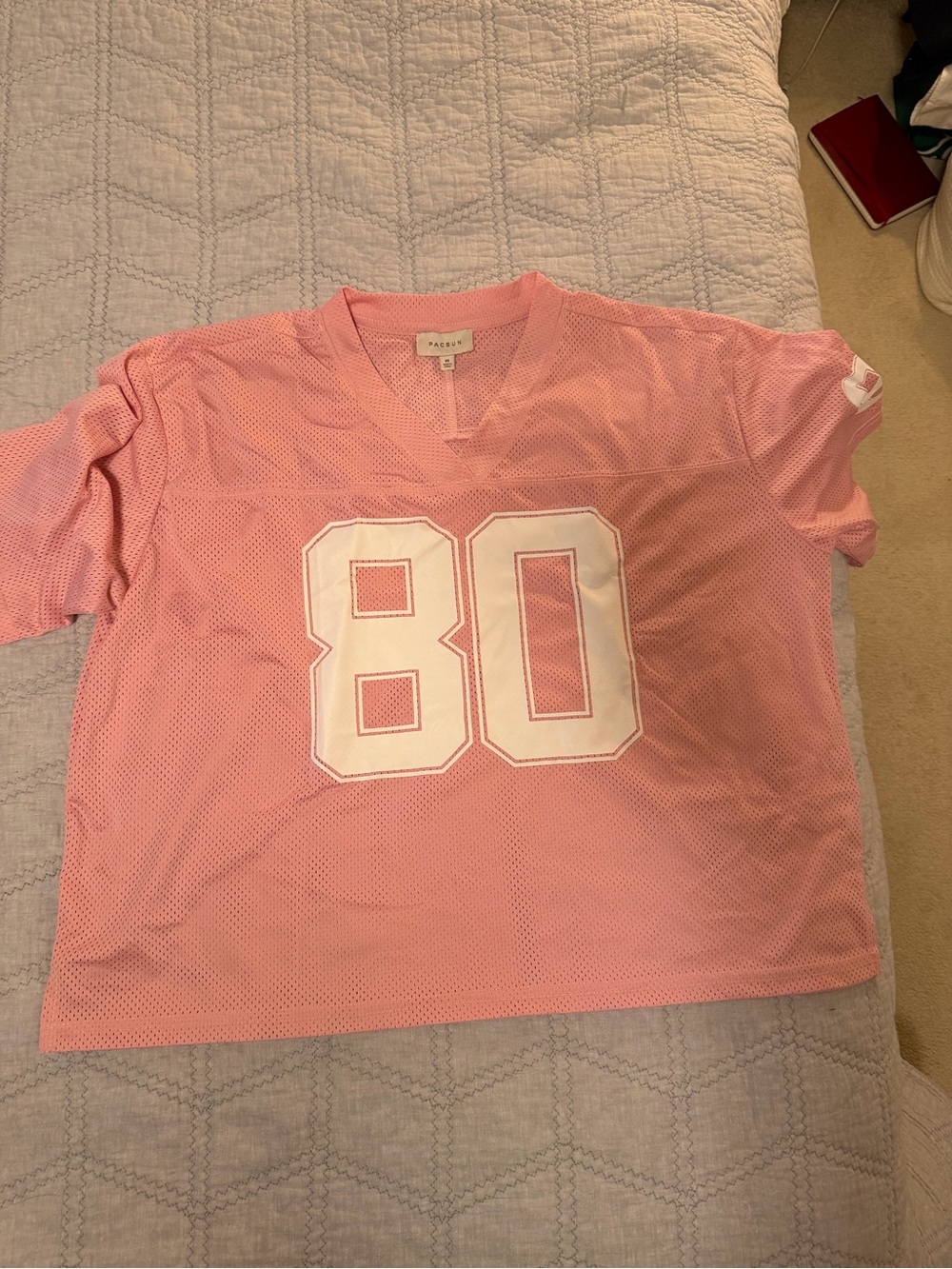 PacSun Baby Pink Mesh Jersey Tee